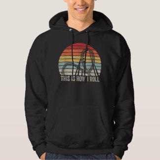 Vintage Retro Roller Coaster Amusement Park T Shir Hoodie