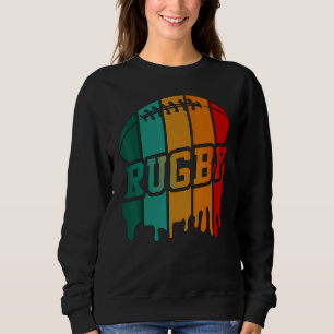 Vintage Retro Rugby Player Rugby Fan Rugby Coach Sweatshirt