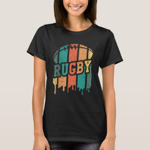 Vintage Retro Rugby Player Rugby Fan Rugby Coach T-Shirt