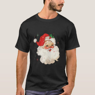 VINTAGE RETRO SANTA CHRISTMAS Zip Hoodie T-Shirt