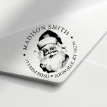 Vintage Retro Santa Claus Christmas Return Address Self-inking Stamp<br><div class="desc">Spread holiday cheer with this festive self-inking stamp! Featuring a vintage retro Santa,  this stamp is perfect for personalising Christmas cards,  holiday letters,  and gift tags. Easily add your return address to your mailings and add a touch of whimsy to your holiday correspondence.</div>