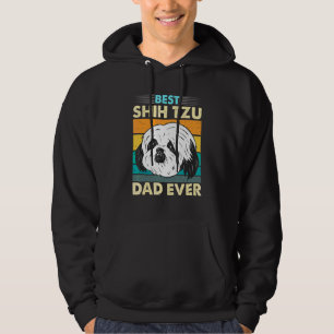 Vintage Retro Shih Tzu Dog Shih Tzu Fan Hoodie