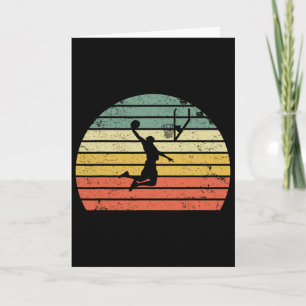 Vintage Retro Sketll Dunk Shirt Sunset Colorful Card