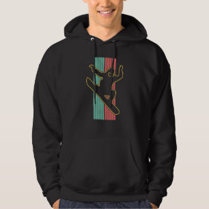Vintage Retro Snowboarding Hoodie