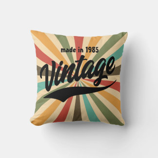 Vintage retro spiral costumisable design  cushion