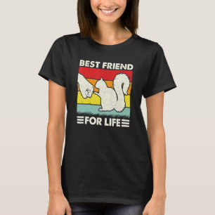 Vintage Retro Squirrel Best Friend For Life Fist T-Shirt