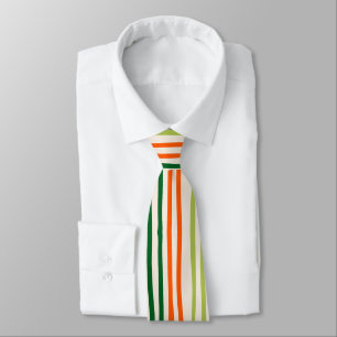 Vintage Retro Stripes Christmas Tie