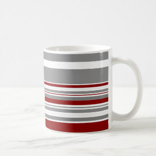 Vintage Retro Stripes Pattern - Mugs