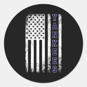 Vintage Retro Style 70s 80s Classic Round Sticker