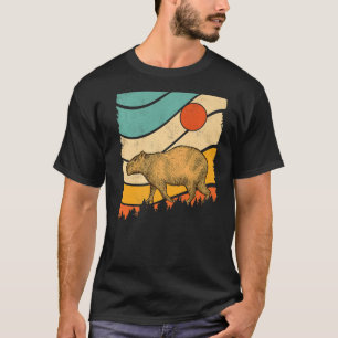 Vintage Retro Style Awesome Wild Giant cavy rodent T-Shirt