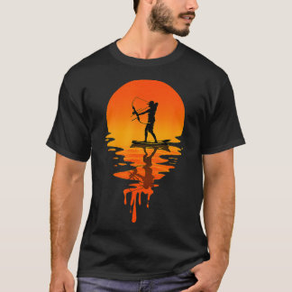Vintage Retro Style Bowfishing  T-Shirt