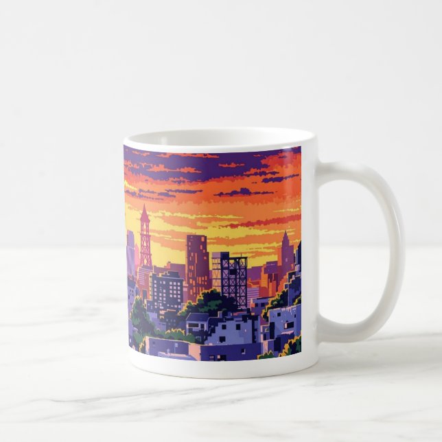 Vintage Retro Style Coffee Mug (Right)