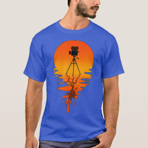 Vintage Retro Style Film Maker _nxpl T-Shirt