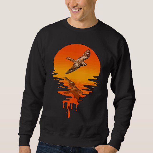 Vintage Retro Style Nighthawk Sweatshirt (Front)