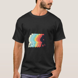 Vintage Retro Style Scooter Stunt Outfit T-Shirt
