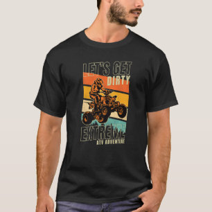Vintage Retro Style UTV Quad Offroad extreme ATV a T-Shirt