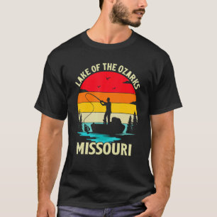 Vintage Retro Summer Fishing Missouri Lake Of The  T-Shirt