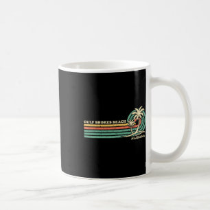 Vintage Retro Summer Vacation Alabama Gulf Shores Coffee Mug