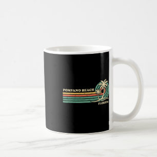 Vintage Retro Summer Vacation Florida Pompano Beac Coffee Mug