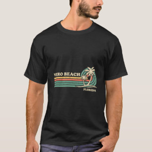 Vintage Retro Summer Vacation Florida Vero Beach T-Shirt