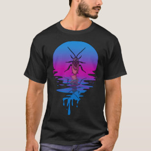 Vintage Retro Sunset Cockroach T-Shirt