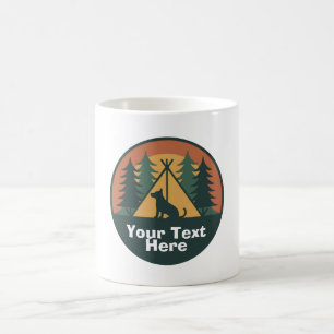 Vintage Retro Sunset Dad and Grandpa Personalized Coffee Mug