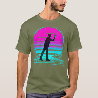 Vintage Retro Sunset Darts T-Shirt