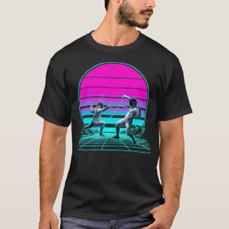 Vintage Retro Sunset Fencing T-Shirt