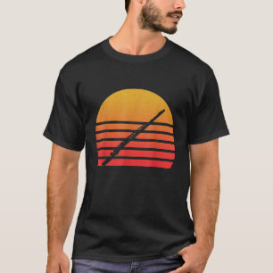 Vintage Retro Sunset Flute T-Shirt