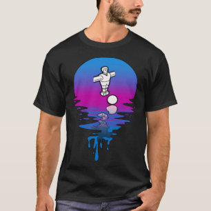 Vintage Retro Sunset Foosball T-Shirt
