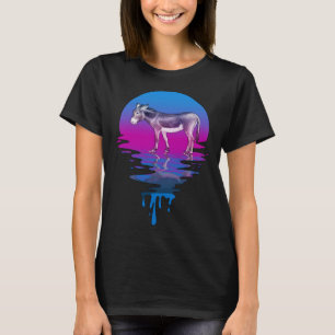 Vintage Retro Sunset Mule T-Shirt