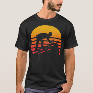 Vintage Retro Sunset Roofer T-Shirt