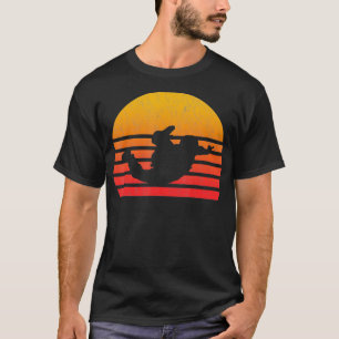 Vintage Retro Sunset Skydiving  T-Shirt