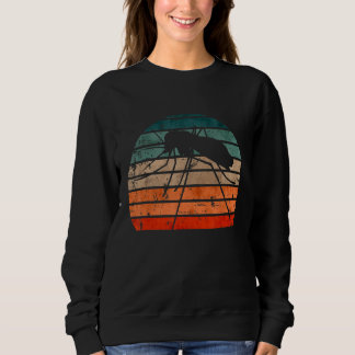 Vintage Retro Sunset Summer Mosquito Insect Bug Sweatshirt
