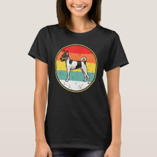 Vintage Retro Sunset Toy Fox Terrier Dog T-Shirt