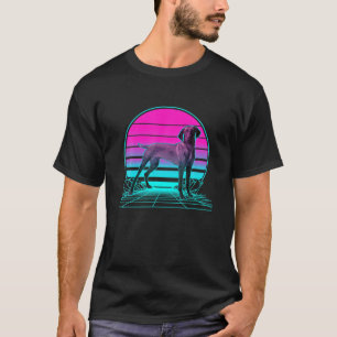 Vintage Retro Sunset Vizsla T-Shirt