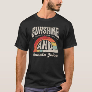 Vintage Retro Sunshine And Tomato Juice  Summer 1 T-Shirt