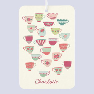 Vintage Retro Teacup Car Air Freshener