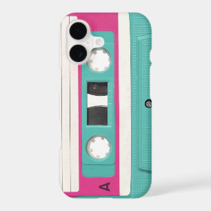 Vintage Retro Teal Audio Cassette Tape