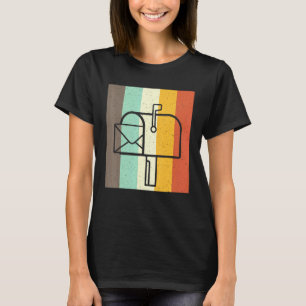 Vintage Retro Theme Postal Worker Mail Carrier Cos T-Shirt