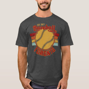Vintage Retro Toronto Baseball Est 1977 Baseball L T-Shirt