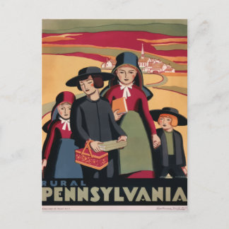 Vintage retro travel postcard Pennsylvania USA