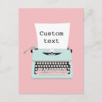 Vintage retro typewriter and paper design