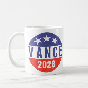Vintage Retro Vance 2028 for President Election Coffee Mug