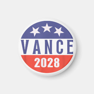 Vintage Retro Vance 2028 for President Election Magnet