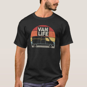 Vintage Retro Vanlife Camper Van Life T-Shirt