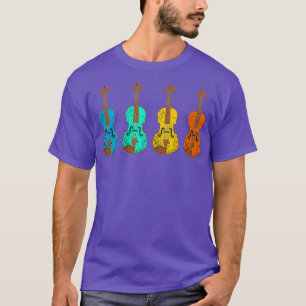 Vintage Retro Violin T-Shirt