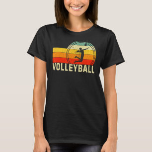 Vintage Retro Volleyball Player For Man Woman Boy T-Shirt