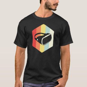 Vintage Retro Vr Developer Gamer Virtual Reality T-Shirt