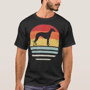 Vintage Retro Whippet Dog Mom Dad Gifts Cute Dog T-Shirt